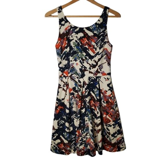 Anthropologie Maeve Capelle Flare Dress Size Small - Picture 2 of 8